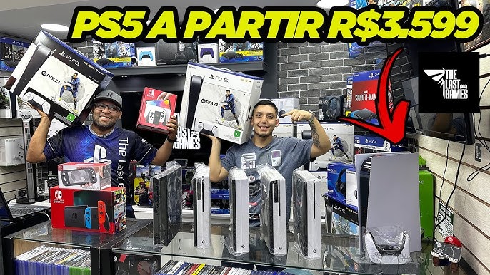 PS5 + BARATO! GOD OF WAR RAGNARÖK CHEGOU na THE LAST GAMES SANTA EFIGÊNIA!  