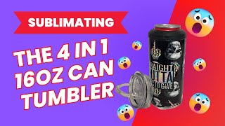 How to sublimate the 4-in-1 16oz Can Tumbler. by Regina's Crazy Life 719 views 1 year ago 7 minutes, 1 second