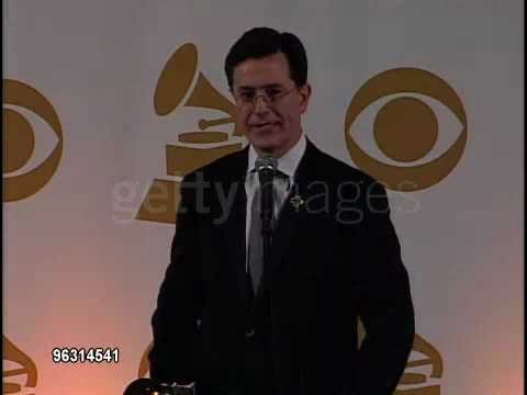 Stephen Colbert at The Grammy Press Room [Part 2]