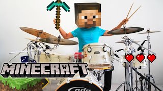 This is how MINECRAFT sounds with DRUMS!