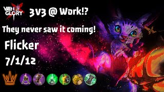 VainGlory 3v3 @ Work?! - Support Flicker #5~