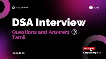 DSA Interview Questions Solved Easily #ep3  #marlotech #tamil