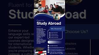 Fluent for Study Abroad #studyabroad #study #studyabroadconsultants #education #ceaindia