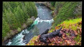 Oregon, North Umpqua River. . Part 2-- DJI Mini 4 Pro