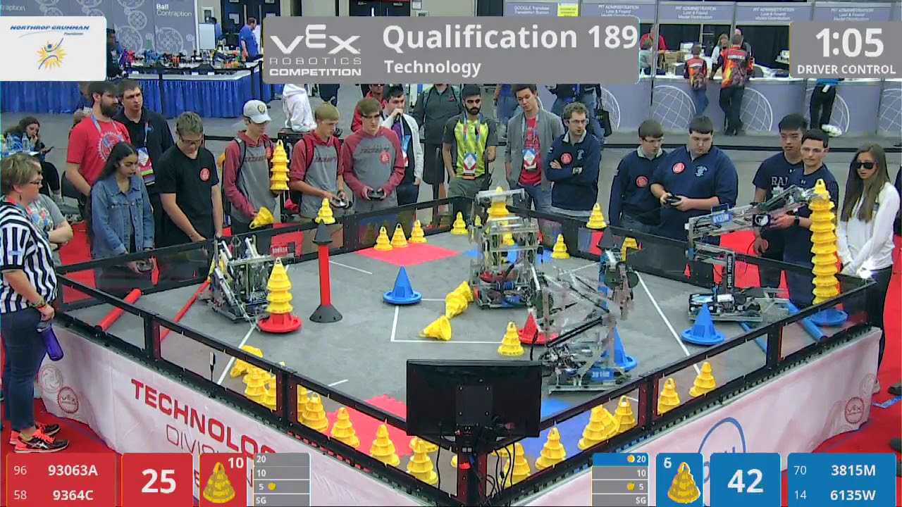 2018 VRC Tech Q189 - 93063A 9364C vs 3815M 6135W - 76 to 106