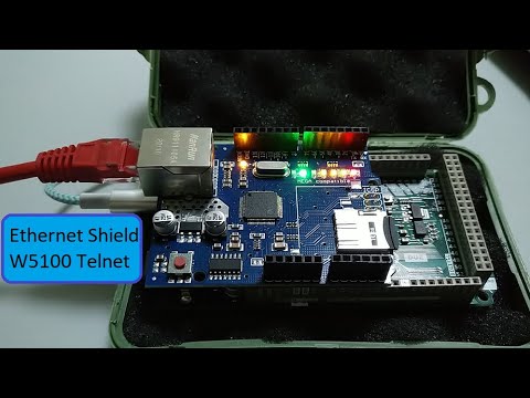 Arduino Due Ethernet Shield W5100 Telnet server example in Microchip ...