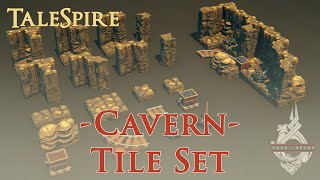 TaleSpire - Tile Set Overview - Cavern