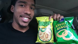 Munchtime Food Wars Funyuns Vs Wise Onion Rings Taste Test