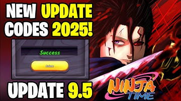 *NEW* ALL WORKING UPDATE 9.5 CODES FOR NINJA TIME IN 2025! ROBLOX NINJA TIME CODES