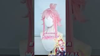 ASMR: Evanescia from Honkai Star Rail Wig Tutorial #evanescia #honkaistarrail #cosplay #wigstyling