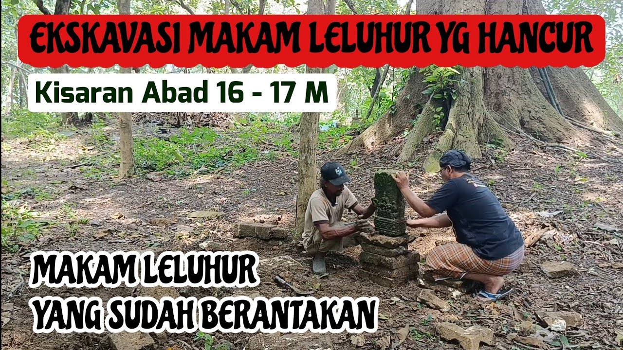 Ekskavasi makam kuno yang sudah hancur 2 // Di desa sendangagung paciran lamongan