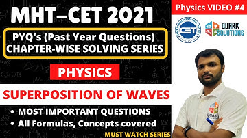MHT CET 2021 | Superposition of Waves PYQ
