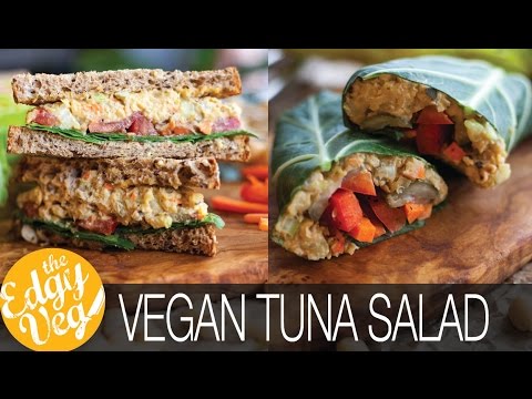 Vegan Chickpea Tuna Salad | Easy Healthy Lunch Ideas | Collab w/ Health Nut Nutrition | The Edgy Veg