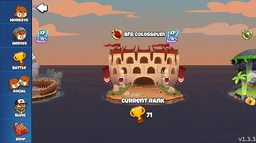 I got to BFB COLOSSEUM, this is how my first games in that arena went down! | Bloons TD Battles 2