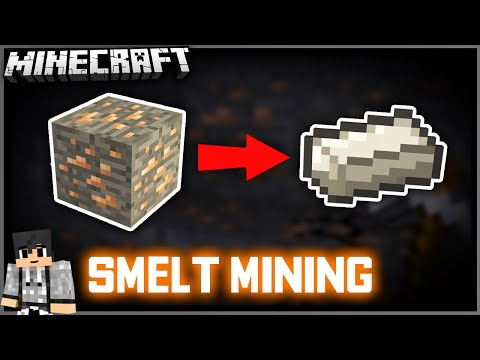 How To Make AUTO SMELTING IJZERERTS in 1.15 / 1.16 - [Vanilla Minecraft JAVA Command] Mining Clean Cut