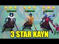 3 STAR KAYN ⭐⭐⭐ Rhaast vs Shadow (Teamfight Tactics TFT Set 4)