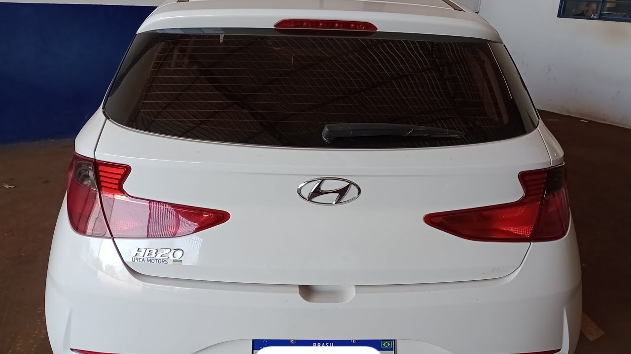 Localização do número do chassi e motor Hyundai HB20 1.0 Sense 2019/ ...
