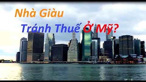 Người Giàu Tránh Thuế Ở Mỹ Như Thế Nào?