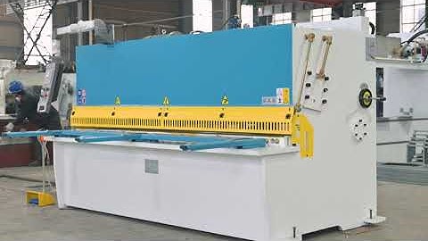 [LXSHOW LASER] Appearance display of hydraulic pendulum shearing machine