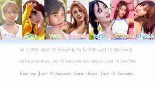 Video thumbnail of "AOA (에이오에이) – 10 Seconds Lyrics (Han|Rom|Eng|Color Coded)"