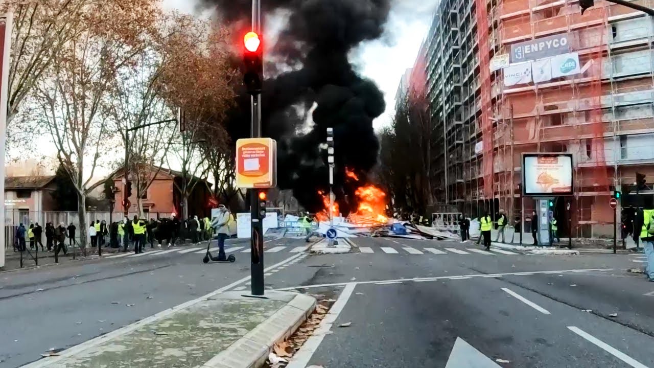 Gilets Jaunes Toulouse 8 Decembre