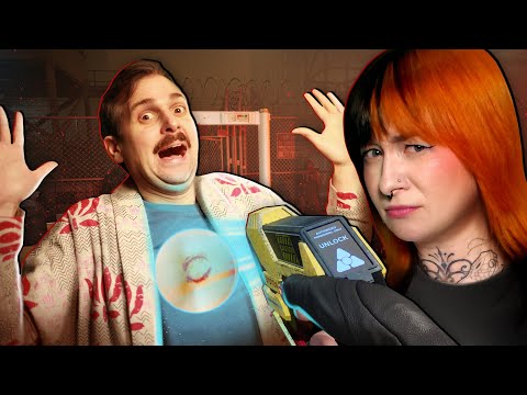 Scanning under clothes to check for infection! Quarantine Zone