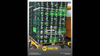 RULOLU TRANSFER KONVEYÖRÜ | ROLLER TRANSFER (POP-UP) CONVEYOR | #palletconveyor #rollerconveyor