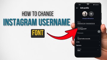 Hoe verander je het lettertype van je Instagram-gebruikersnaam?