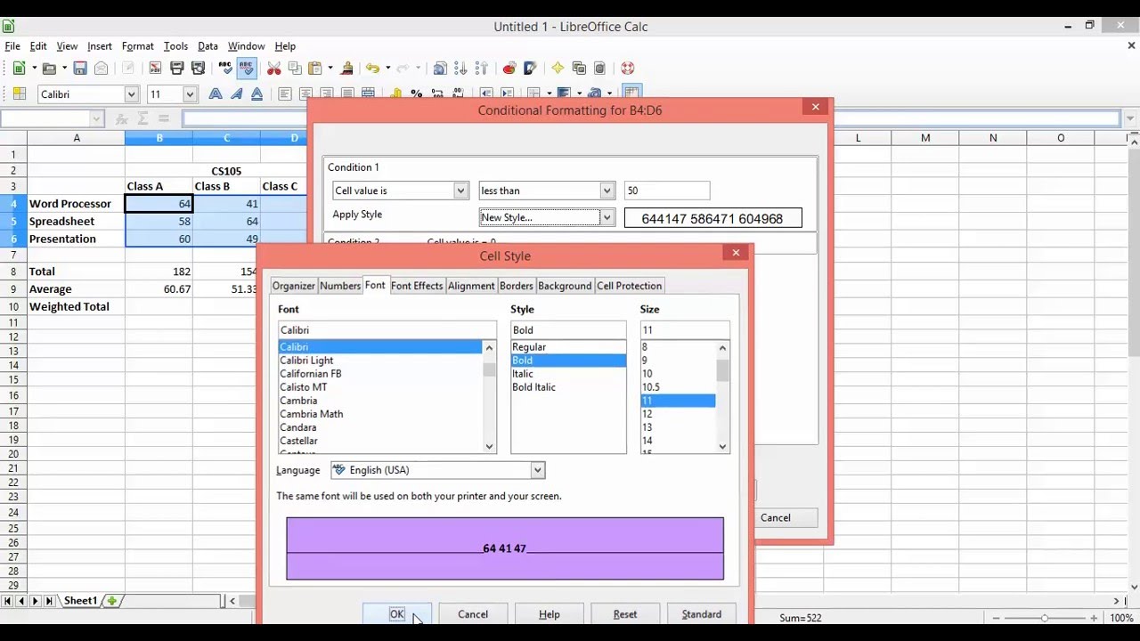 Libreoffice Gantt Chart