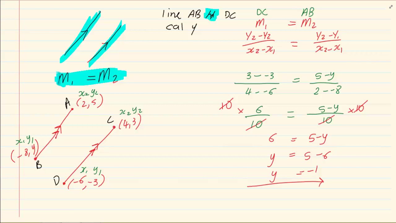 Grade 25 : Analytical Geometry : How to calculate the gradient