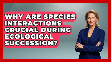 Why Are Species Interactions Crucial During Ecological Succession? - Explaining Ecology