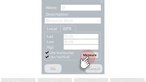How to perform a localization with Topcon Pocket 3D