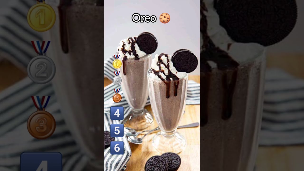 Rank These 6 Milkshakes But You Can T Change Shorts Milkshake Ranking