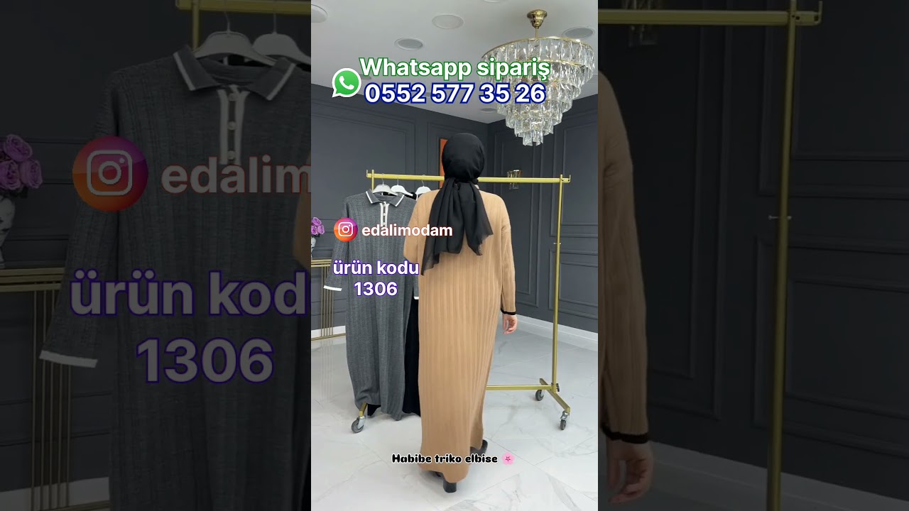 Rahat TRİKO elbisemiz 🥰 ürün kodu:1306