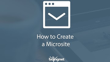 How to Create a Microsite in Boingnet