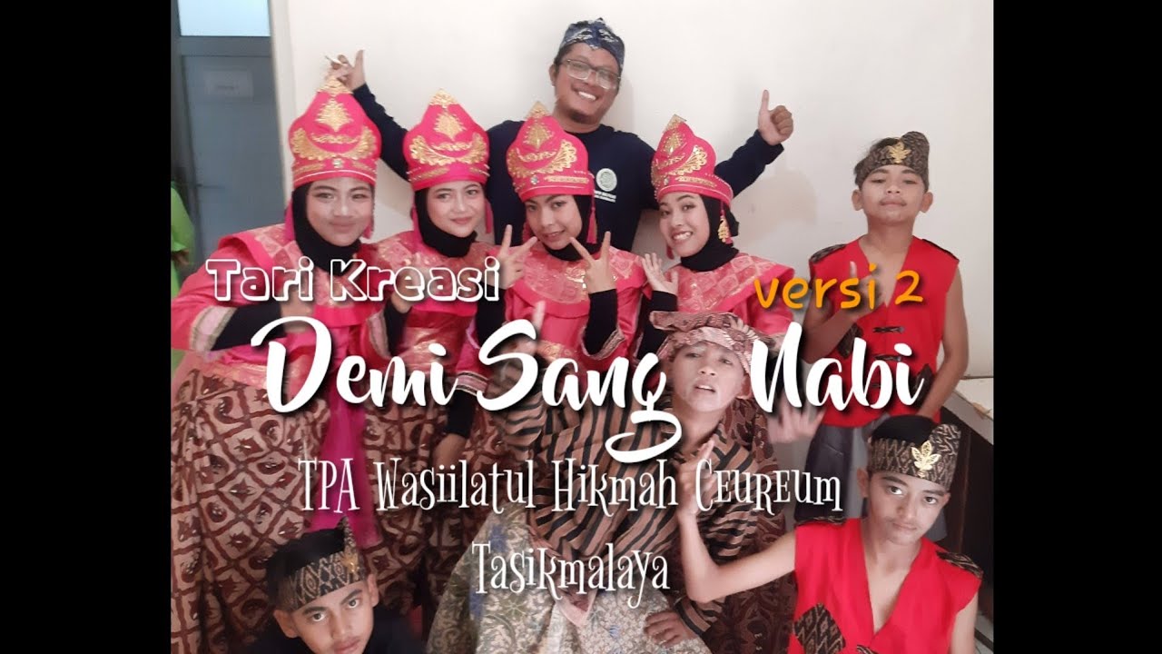 Kreasi Tari Demi Sang Nabi Versi 2, sesi latihan. TPA Wasiilatul Hikmah Cibeureum Tasikmalaya