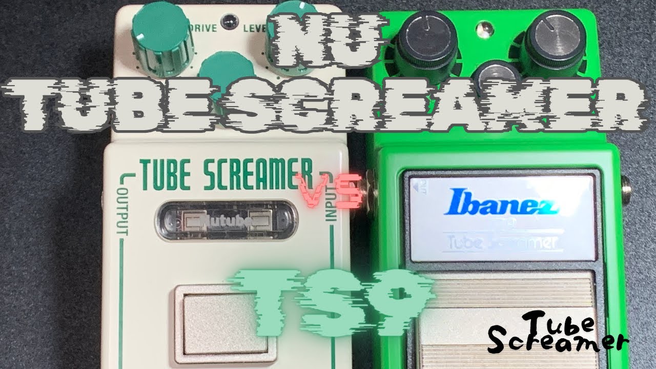 【Tube screamer対決！】NU Tube Screamer vs TS9 TS808の進化系とTS9の音を比較してみました