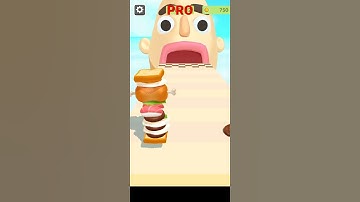 Sandwich Runner ios android gameplay max level noob vs pro vs hacker PRO