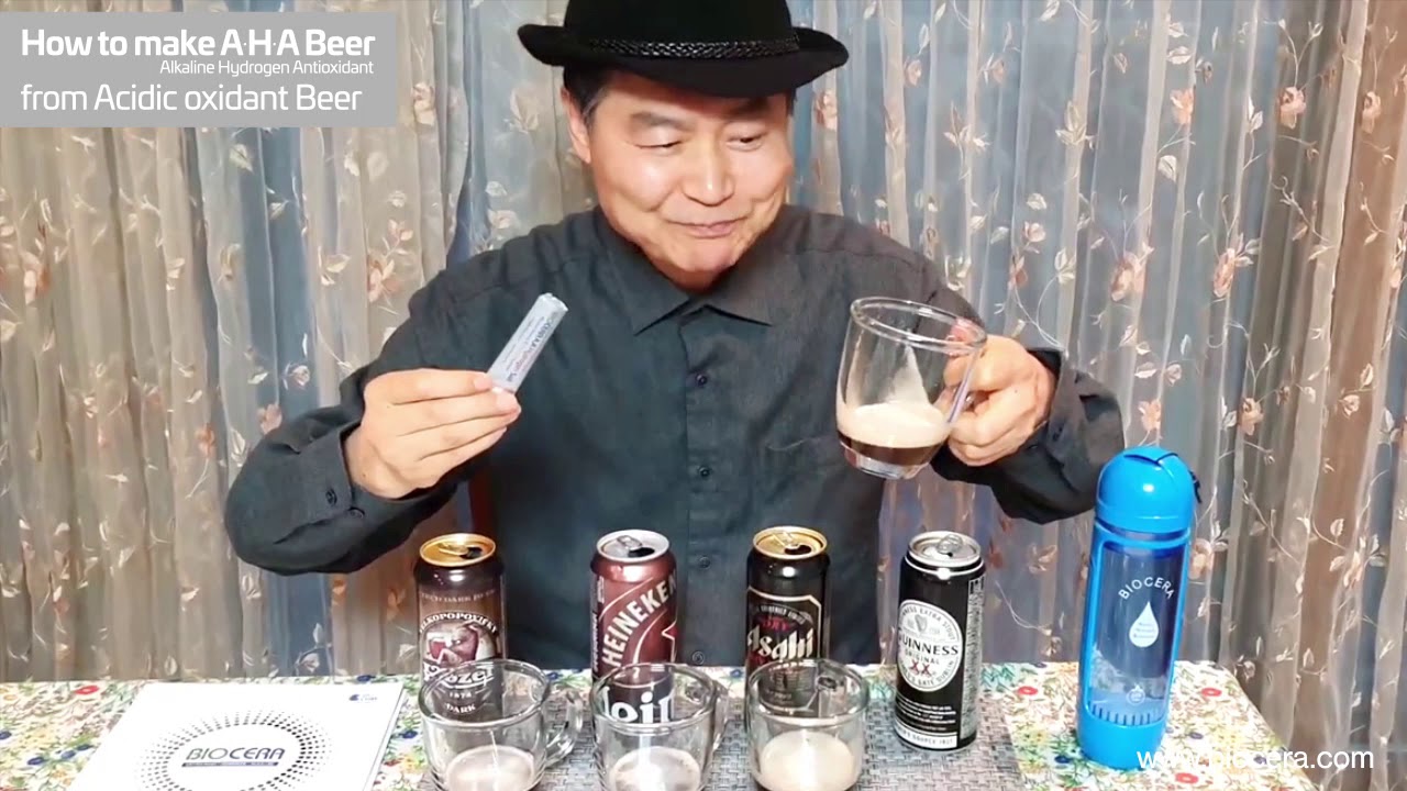 [Hydrogen Salt Series] How to make Alkaline Antioxidant Beer from Acidic oxidant Beer