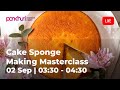 Cake sponge making masterclass