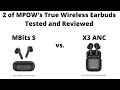 MPOW MBITS S & X3 Quick Review and Comparison #MPOW #j2review #earbuds