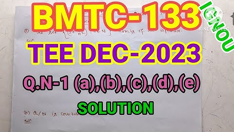 BMTC-133|TEE DEC-2023|REAL ANALYSIS |SOLUTION|Q.N-1(a),(b),(c),(d),(e)| MATH SOLUTIONS for all|
