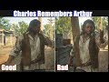 RDR2 Charles Remembers Good Arthur vs Bad Arthur - Red Dead Redemption 2 PS4 Pro