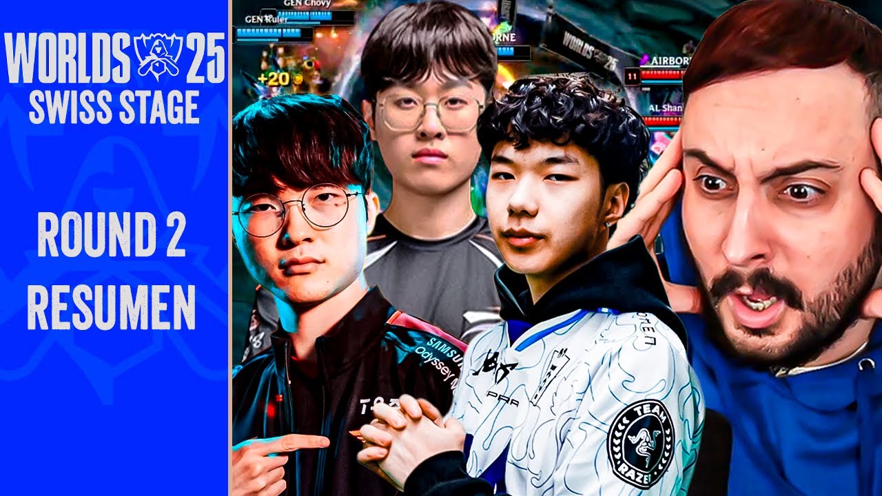 ¡SEGUNDO DÍA DE WORLDS! RESUMEN COMPLETO | Swiss Stage Round 2 | WORLDS 2025