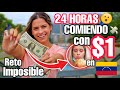 💸😬 24 horas COMIENDO con $1 en VENEZUELA 🇻🇪 / Gabykisses