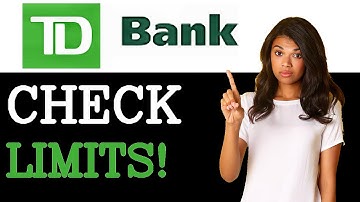 How To Find Out Card Withdrawal Limit Of Td Bank Us (20256