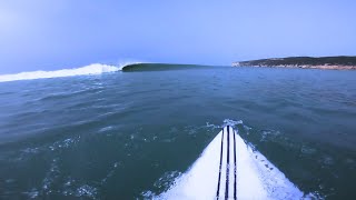 SURFING POWERFUL WAVES | POV