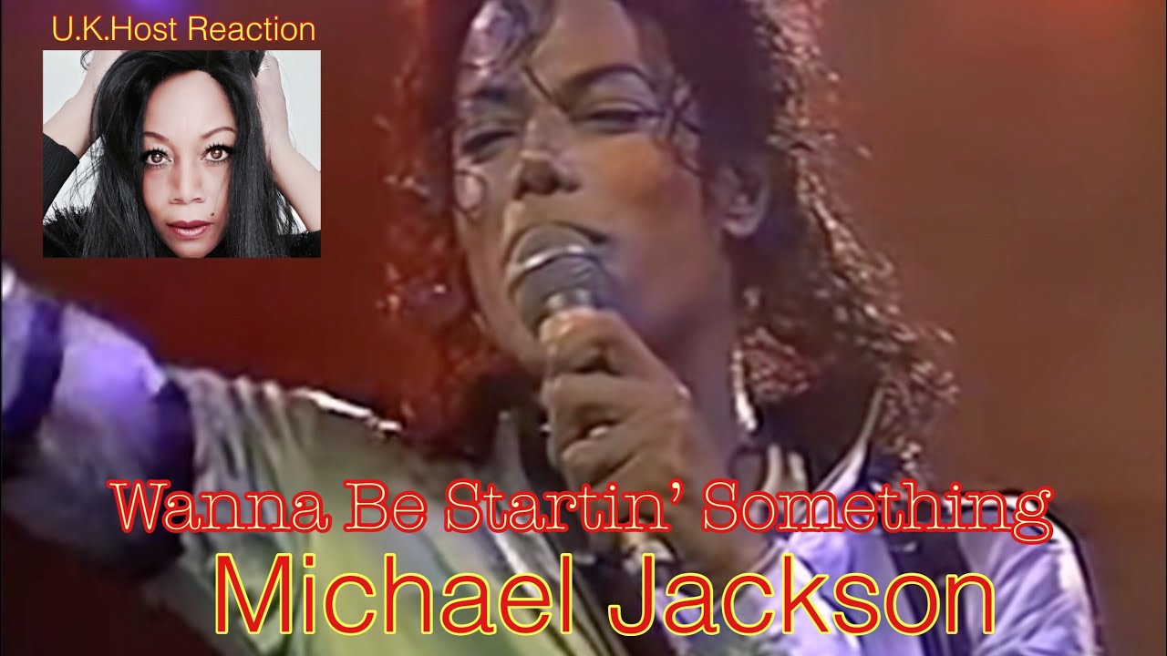 Michael Jackson   Wanna Be Startin' Something  Live - U.K.Host Reaction