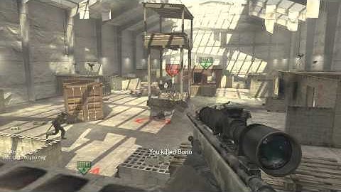 CoD4 Killhouse 2v2 No Scope Rampage