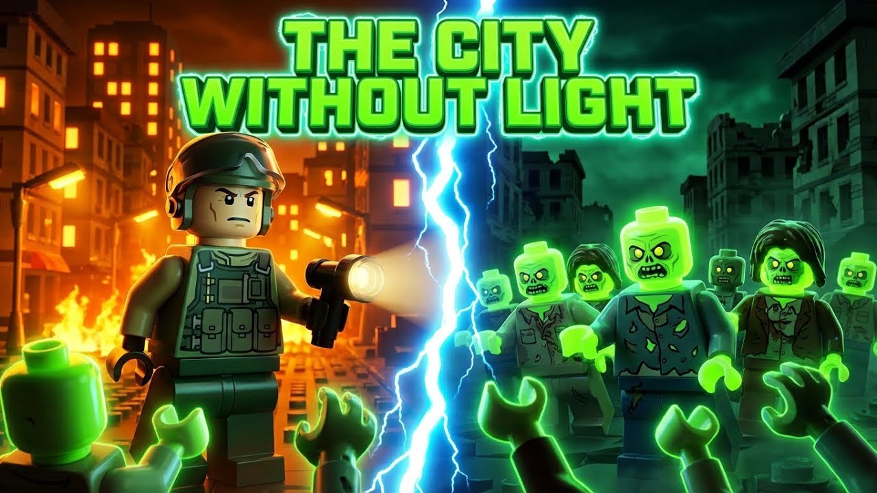 LEGO Zombie: The City Without Light | Survival Story